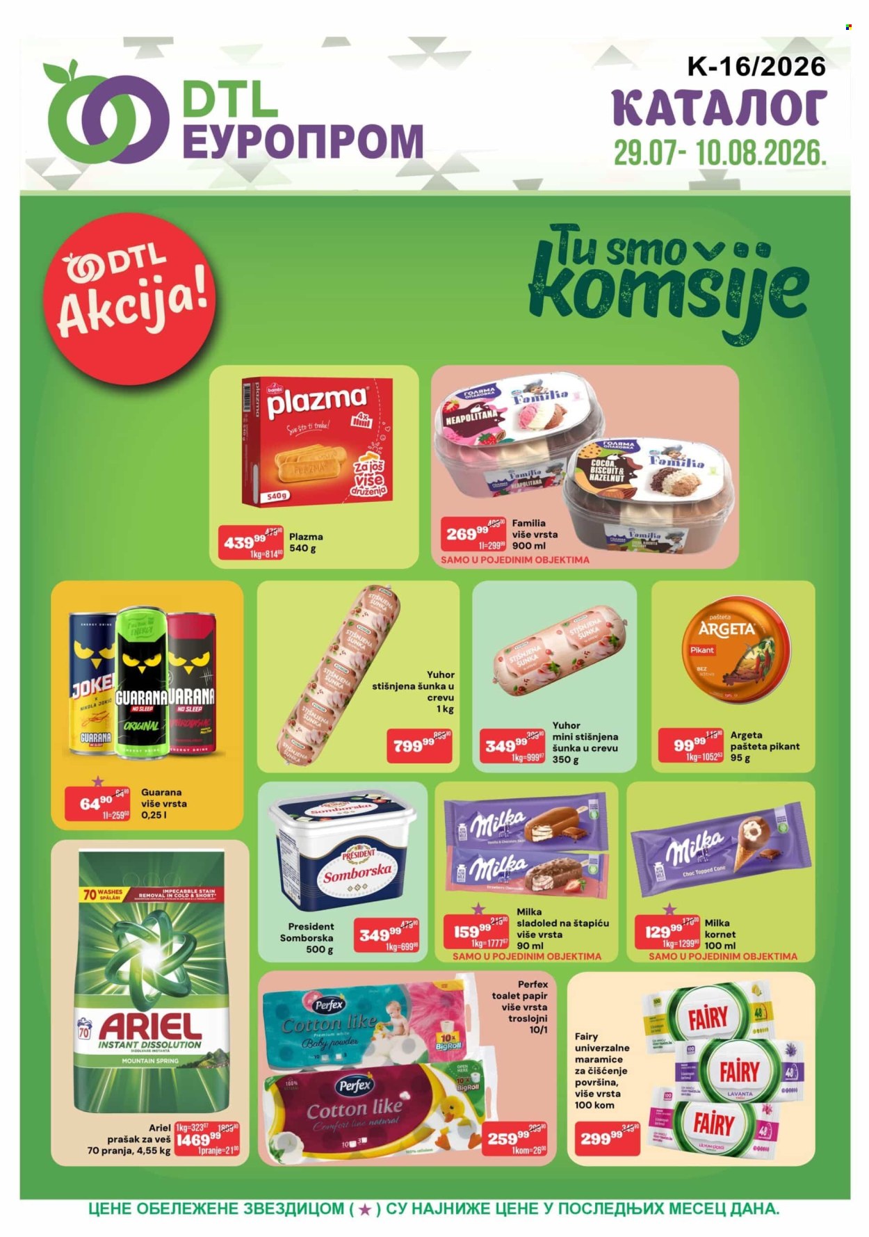 Europrom katalog - 29.07.2026 - 10.08.2026. Stranica 1