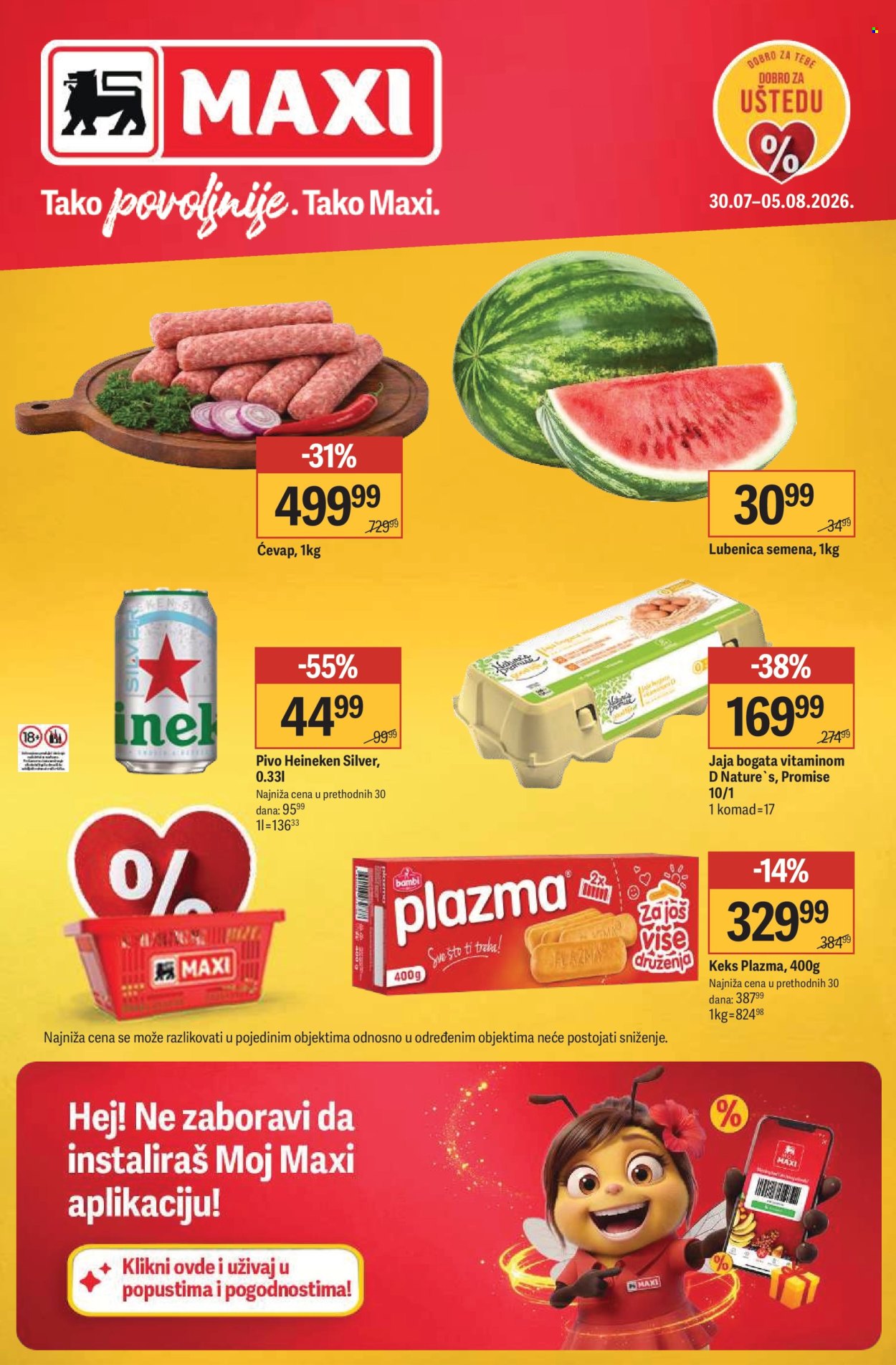 Maxi katalog - 30.07.2026 - 05.08.2026. Stranica 1