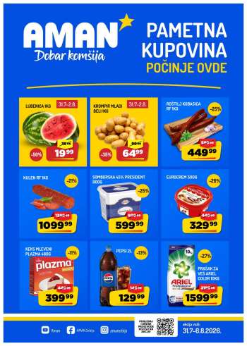 Aman katalog - 31.07.2026 - 06.08.2026.