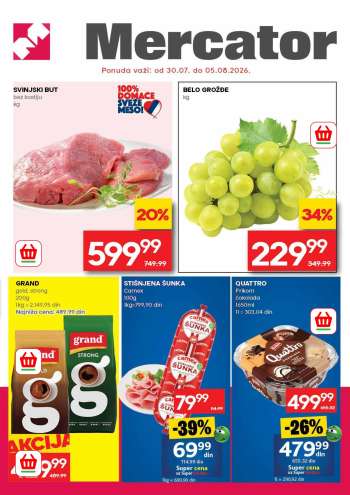 Mercator Centar katalog - 30.07.2026 - 05.08.2026.