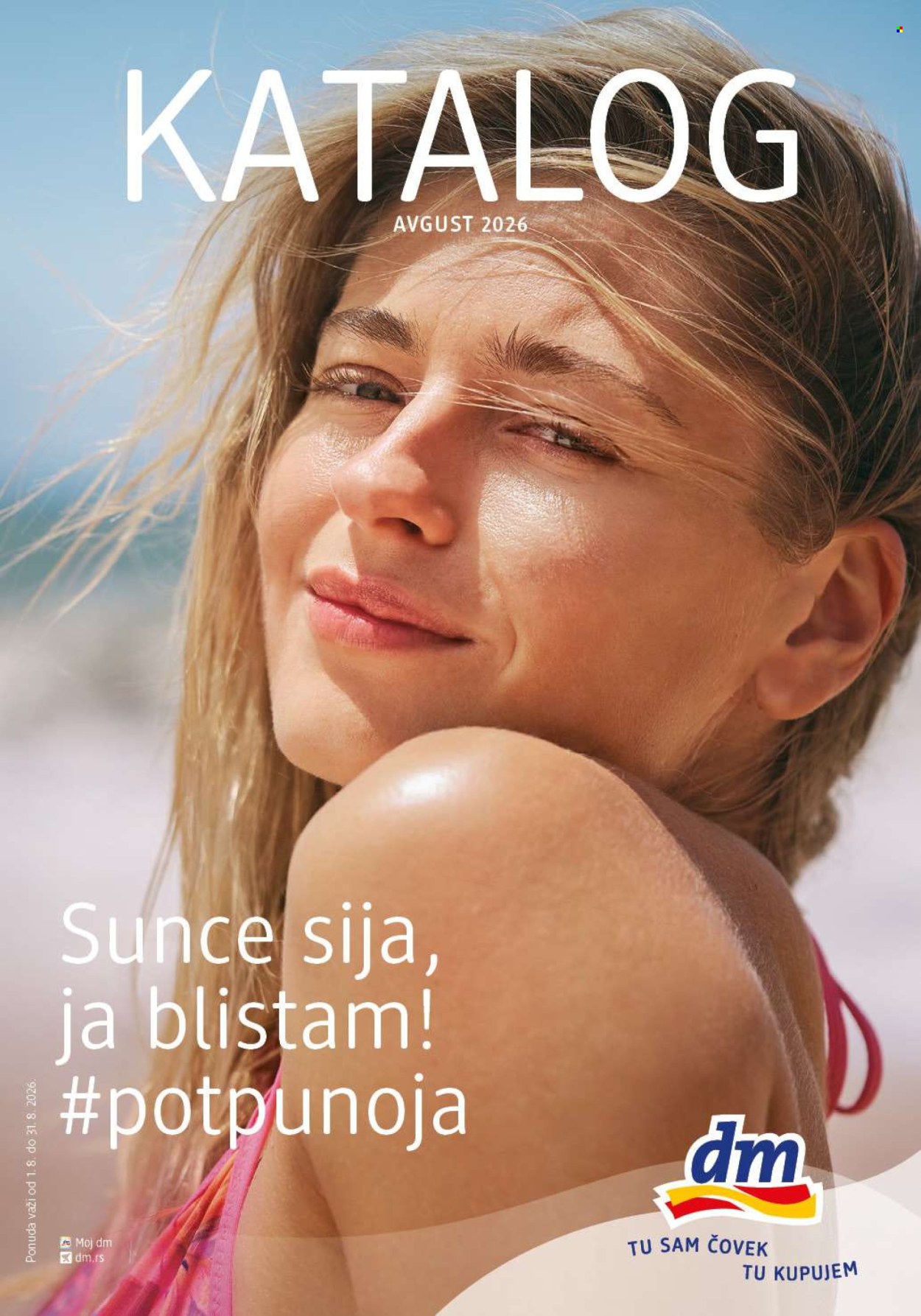 dm drogerie katalog - 01.08.2026 - 31.08.2026. Stranica 1