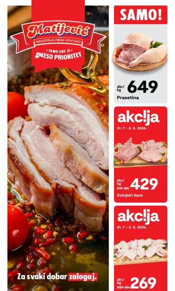 Matijević katalog - 31.07.2026 - 03.08.2026.