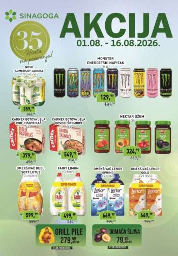 Sinagoga katalog - 01.08.2026 - 16.08.2026.