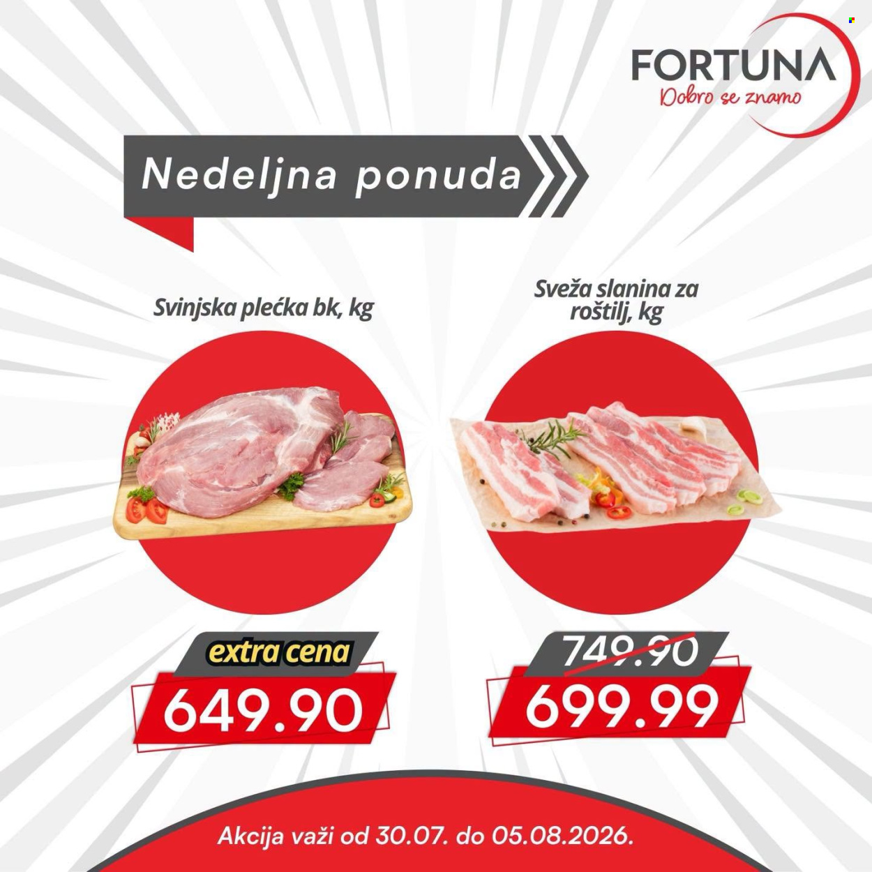 Fortuna Market katalog - 30.07.2026 - 05.08.2026. Stranica 1