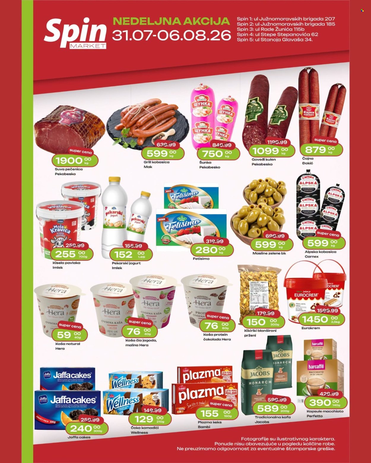 Spin Market katalog - 31.07.2026 - 06.08.2026. Stranica 1