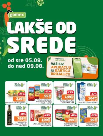 Gomex katalog - 05.08.2026 - 09.08.2026.