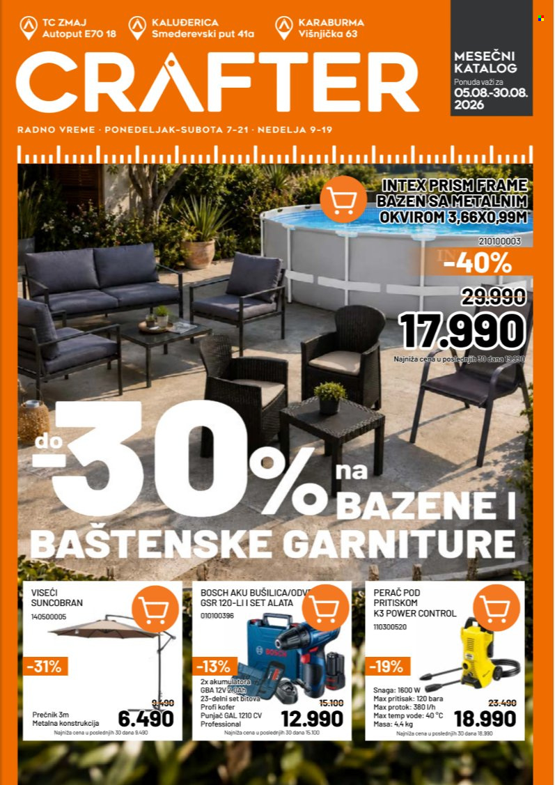 Crafter katalog - 05.08.2026 - 30.08.2026. Stranica 1