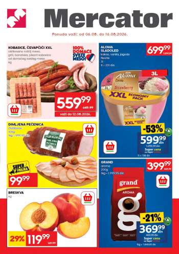 Mercator Centar katalog - 06.08.2026 - 16.08.2026.