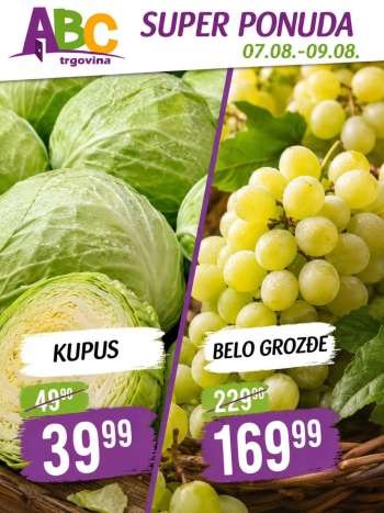 ABC Trgovina katalog - 07.08.2026 - 09.08.2026.