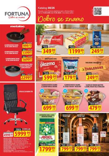 Fortuna Market katalog - 10.08.2026 - 31.08.2026.