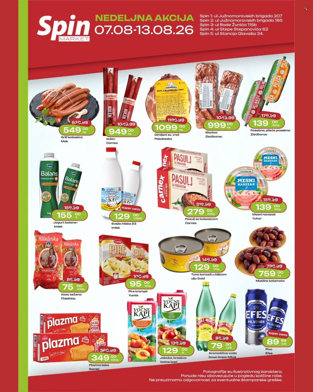 Spin Market katalog - 07.08.2026 - 13.08.2026. Stranica 1