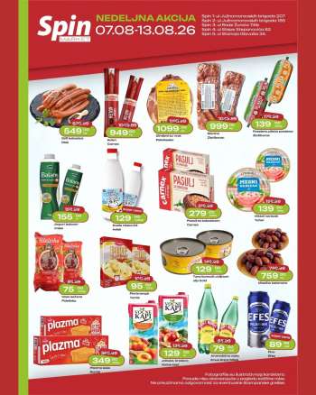 Spin Market katalog - 07.08.2026 - 13.08.2026.
