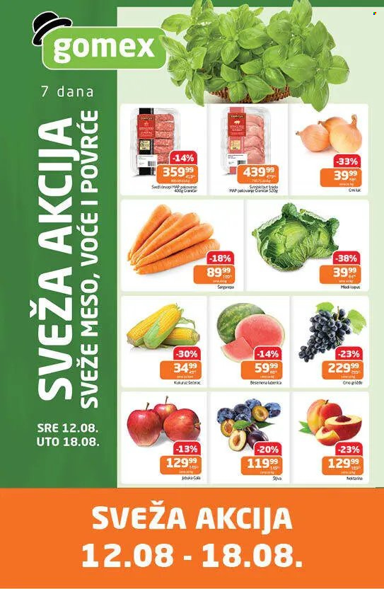 Gomex katalog - 12.08.2026 - 18.08.2026. Stranica 1