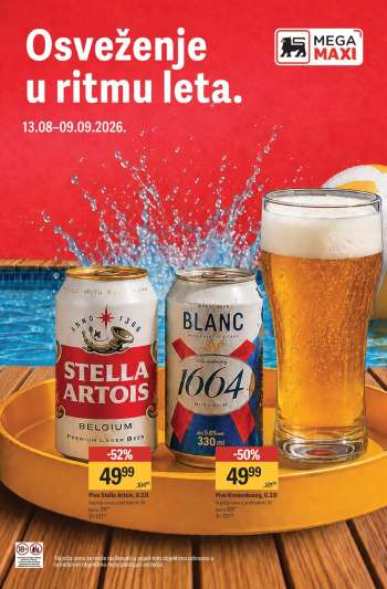 Mega Maxi katalog - 13.08.2026 - 09.09.2026.