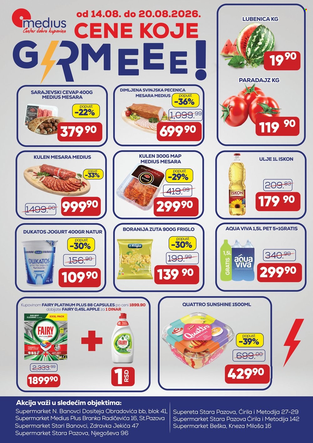 Medius katalog - 14.08.2026 - 20.08.2026. Stranica 1