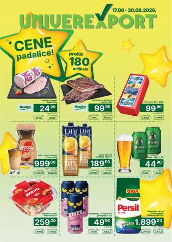 Univerexport katalog - 17.08.2026 - 30.08.2026.