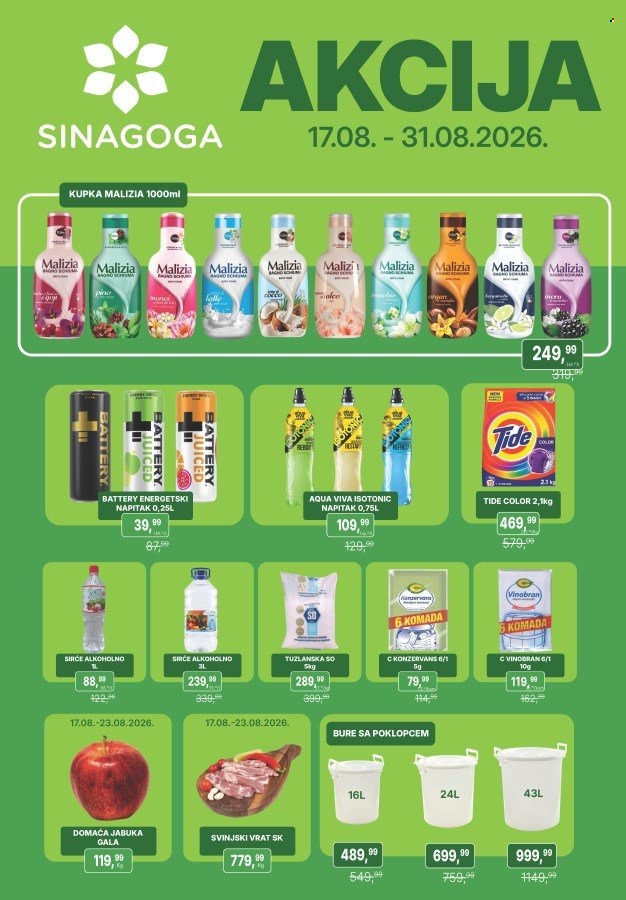 Sinagoga katalog - 17.08.2026 - 31.08.2026. Stranica 1