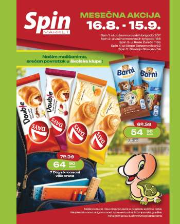 Spin Market katalog - 16.08.2026 - 15.09.2026.