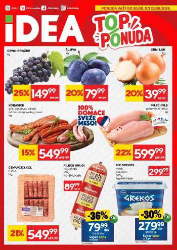 Idea katalog - 20.08.2026 - 23.08.2026.
