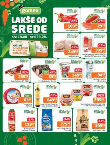 Gomex katalog - 19.08.2026 - 23.08.2026.