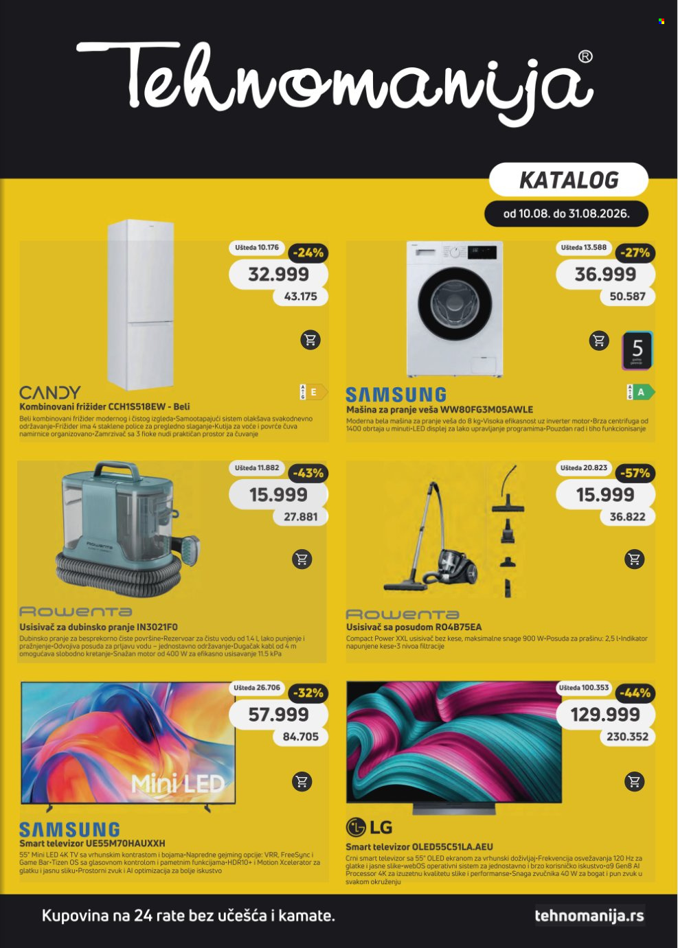 Tehnomanija katalog - 10.08.2026 - 31.08.2026. Stranica 1