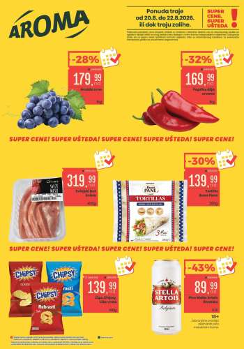 Aroma Market katalog - 20.08.2026 - 22.08.2026.