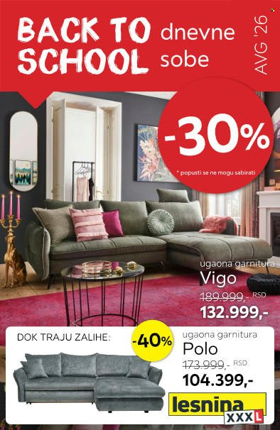 Lesnina XXXL katalog - 01.08.2026 - 31.08.2026. Stranica 1