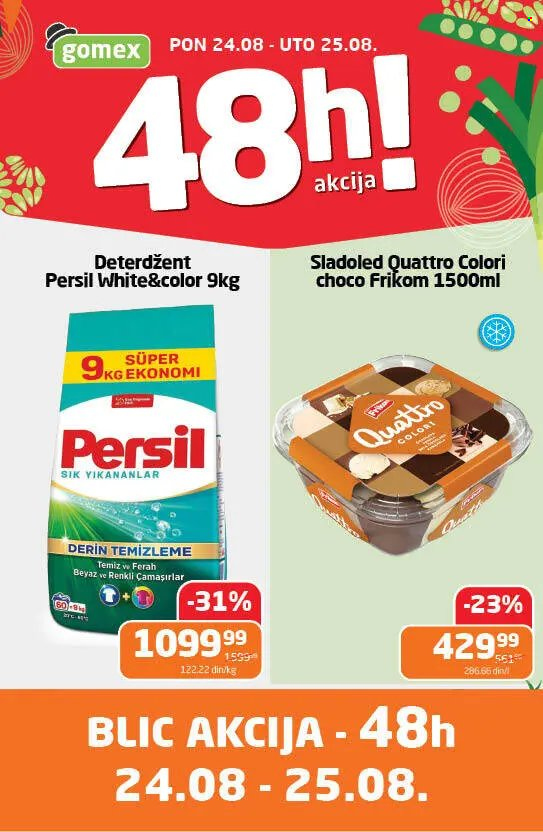 Gomex katalog - 24.08.2026 - 25.08.2026. Stranica 1