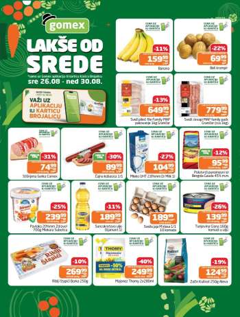 Gomex katalog - 26.08.2026 - 30.08.2026.