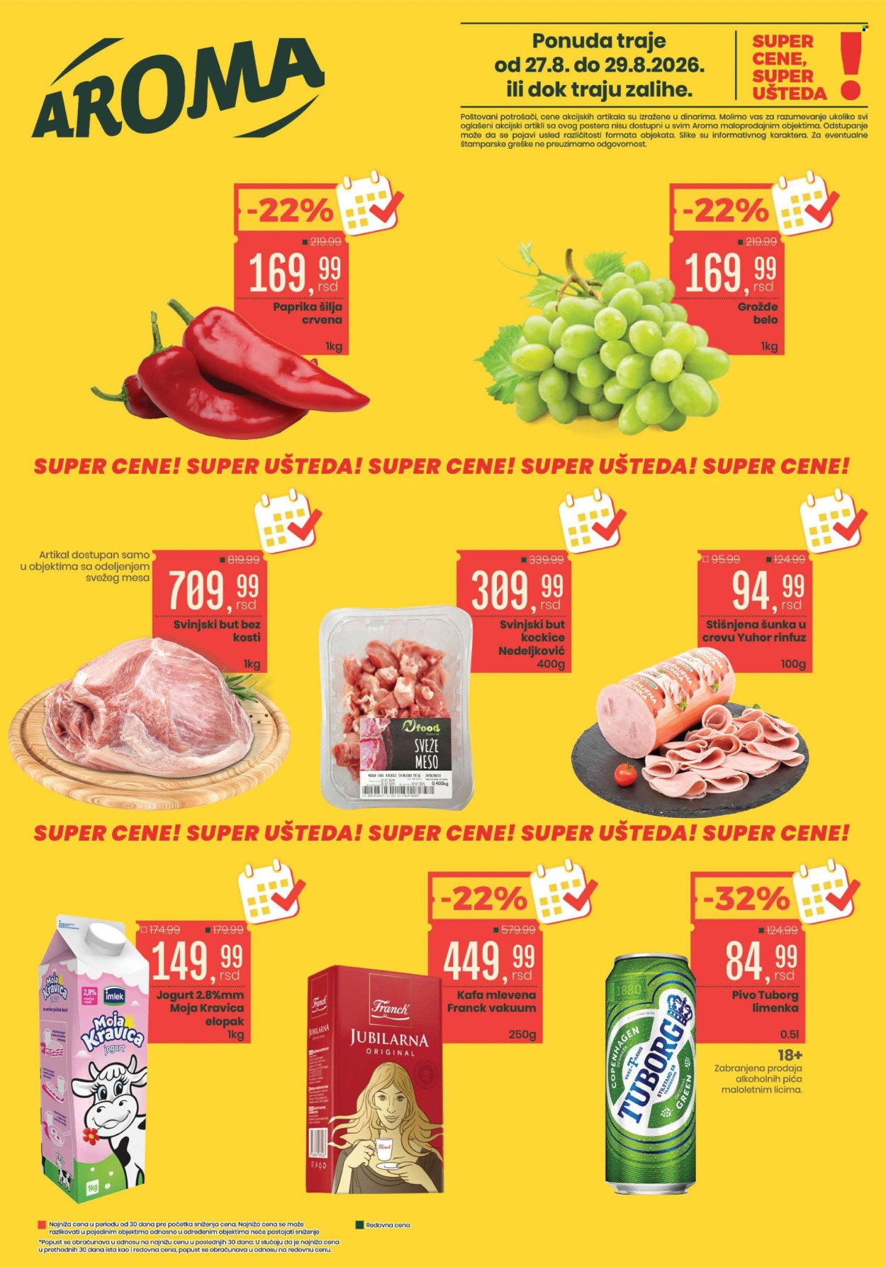 Aroma Market katalog - 27.08.2026 - 29.08.2026. Stranica 1