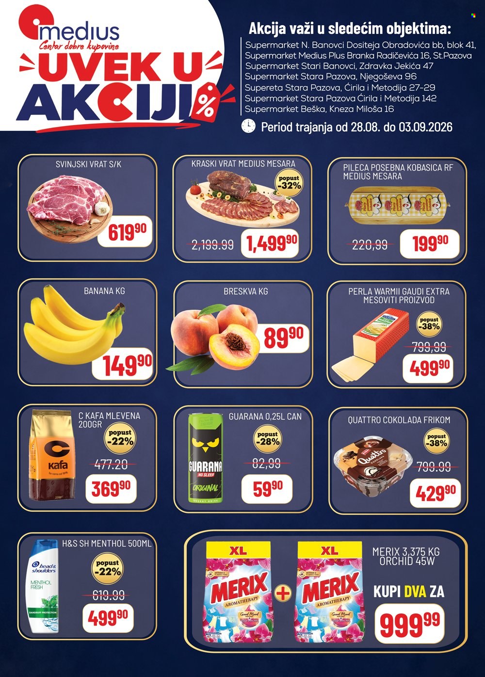 Medius katalog - 28.08.2026 - 03.09.2026. Stranica 1