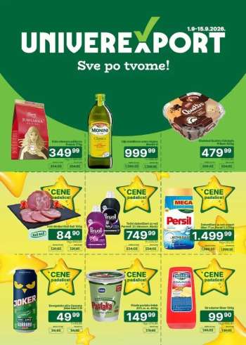 Univerexport katalog - 01.09.2026 - 15.09.2026.