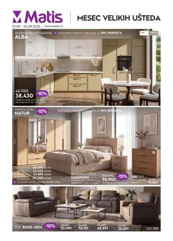 Matis katalog - 01.09.2026 - 30.09.2026.