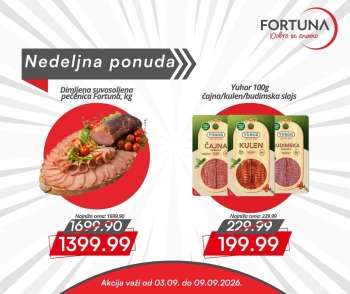 Fortuna Market katalog - 03.09.2026 - 09.09.2026.