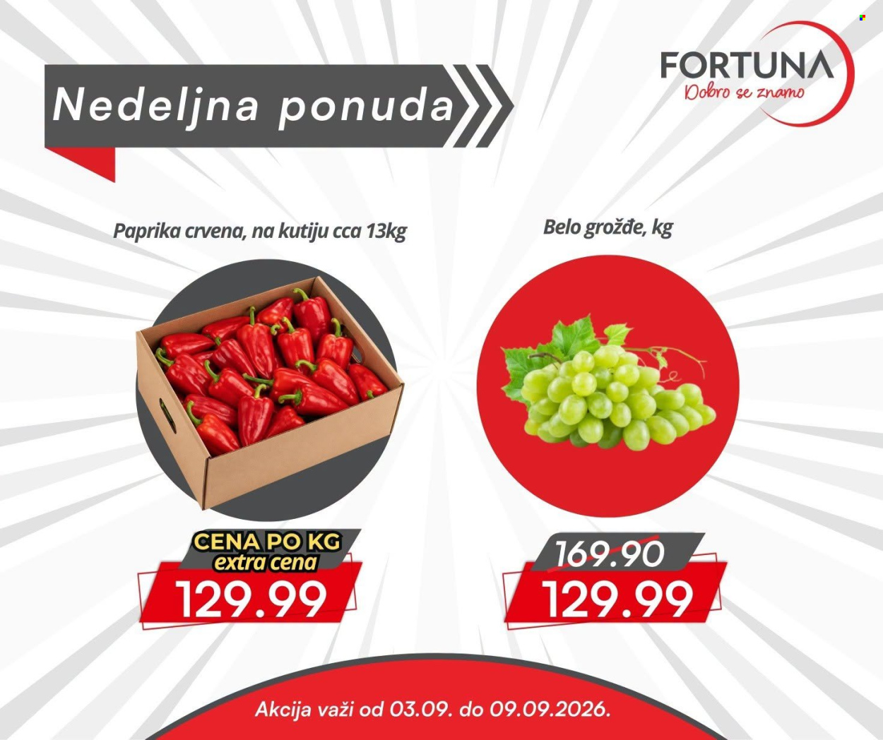 Fortuna Market katalog - 03.09.2026 - 09.09.2026. Stranica 7