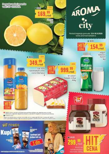 Aroma Market katalog - 03.09.2026 - 16.09.2026.