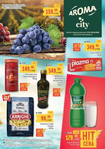 Aroma Market katalog - 17.09.2026 - 30.09.2026.