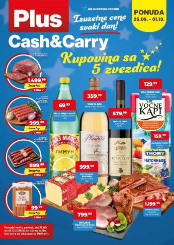 Plus Cash & Carry katalog - 25.09.2026 - 01.10.2026.