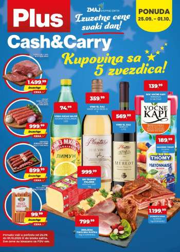 Plus Cash & Carry katalog - 25.09.2026 - 01.10.2026.