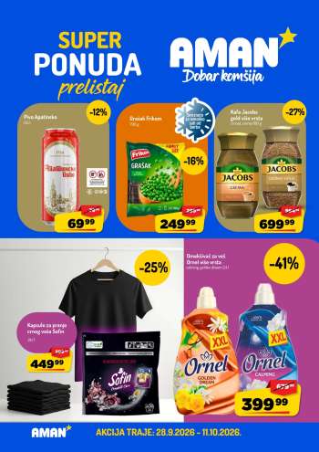 Aman katalog - 28.09.2026 - 11.10.2026.