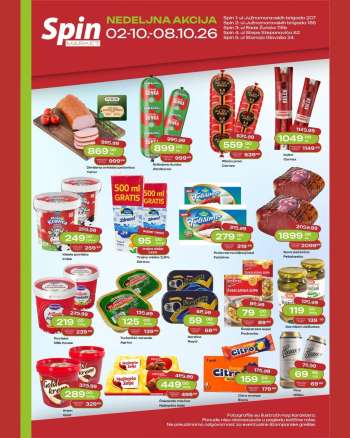 Spin Market katalog - 02.10.2026 - 08.10.2026.