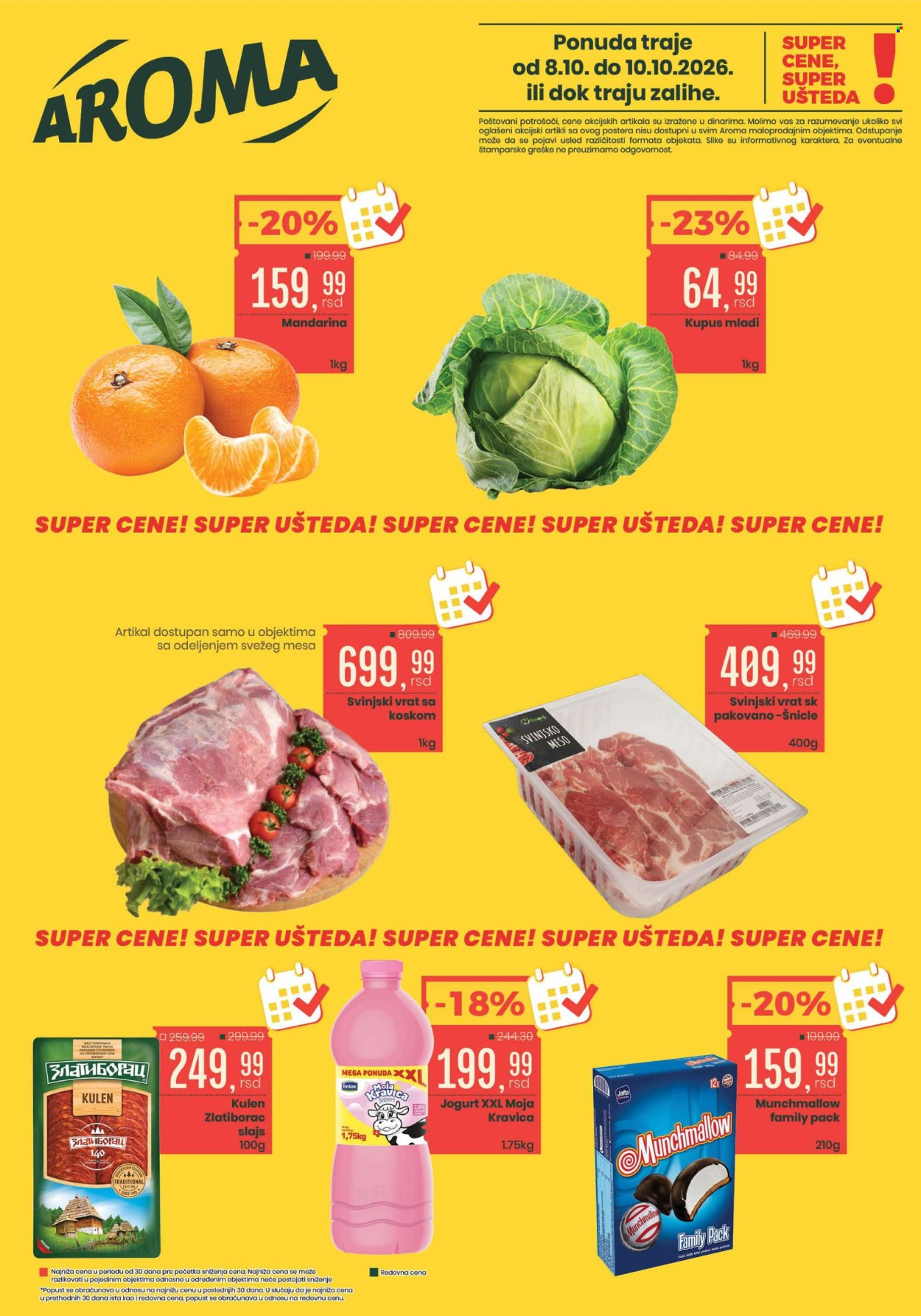 Aroma Market katalog - 08.10.2026 - 10.10.2026. Stranica 1