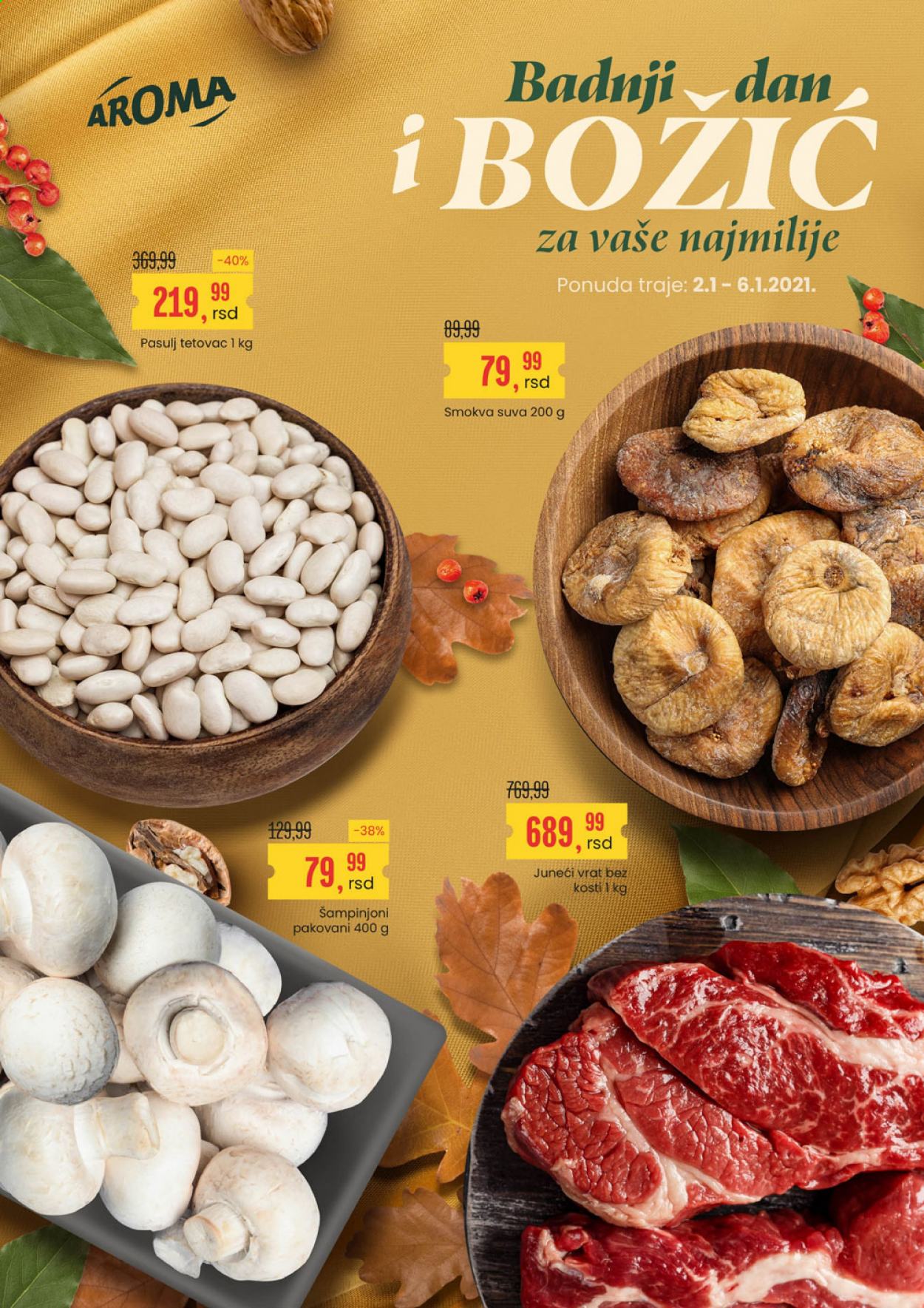 Aroma Market katalog - 02.01.2021 - 06.01.2021. Stranica 1