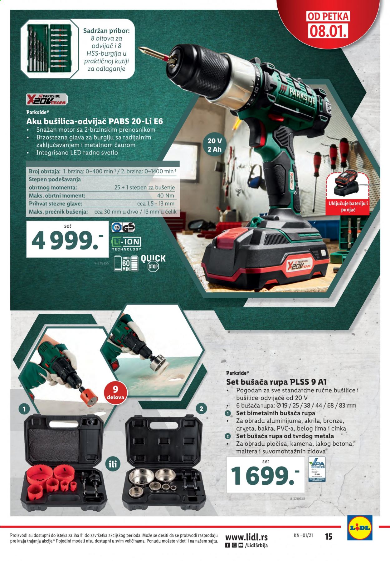Lidl katalog - 08.01.2021 - 13.01.2021. Stranica 15