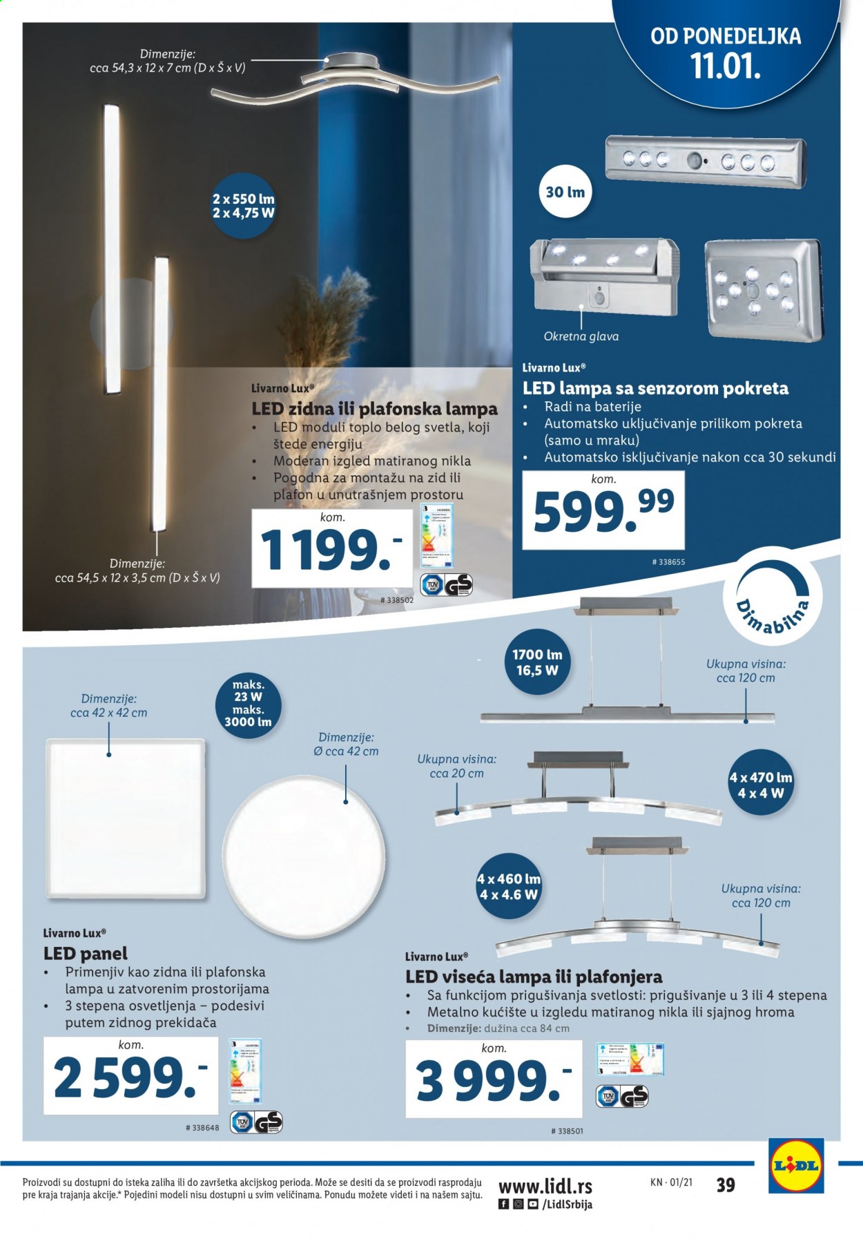 Lidl katalog - 08.01.2021 - 13.01.2021. Stranica 39