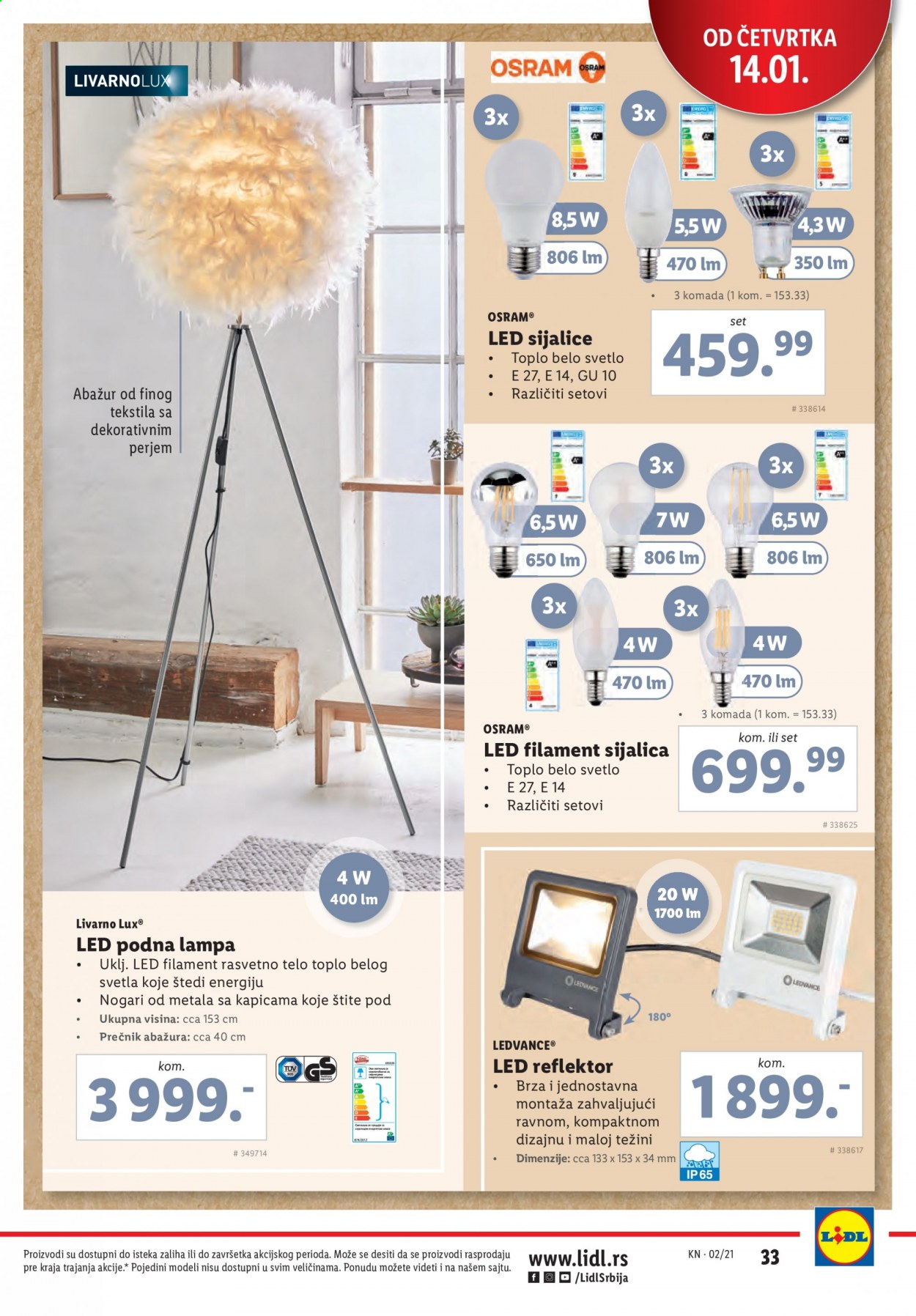 Lidl katalog - 14.01.2021 - 20.01.2021. Stranica 33