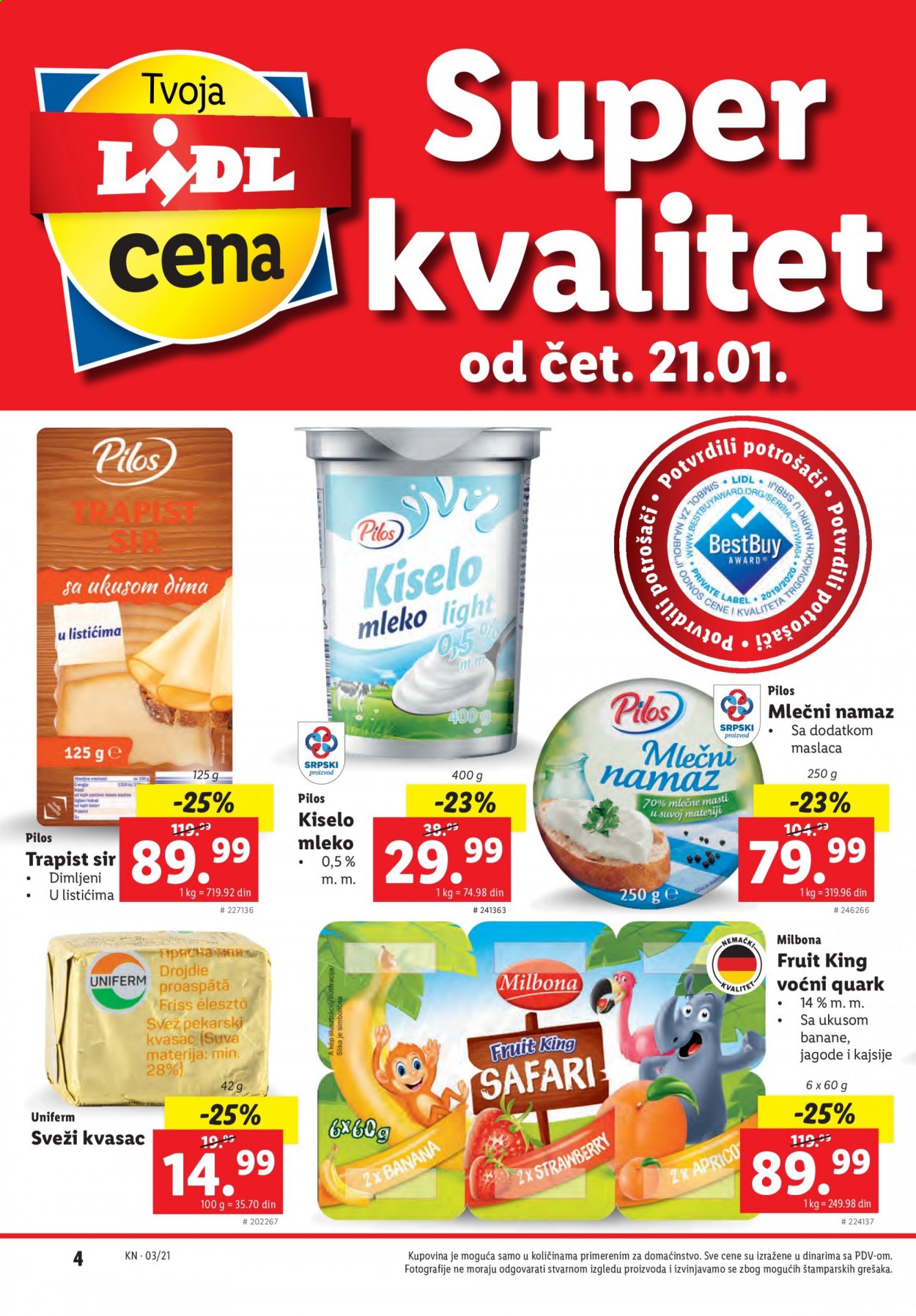 Lidl katalog - 21.01.2021 - 27.01.2021. Stranica 4