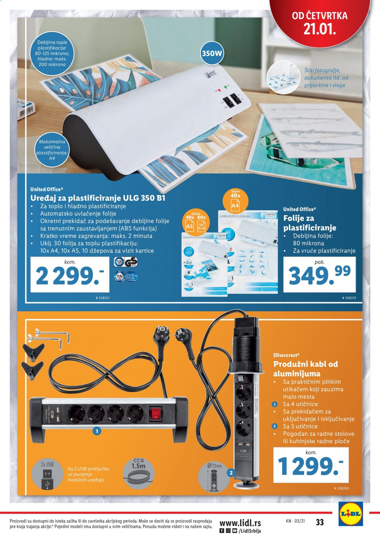 Lidl katalog - 21.01.2021 - 27.01.2021. Stranica 33
