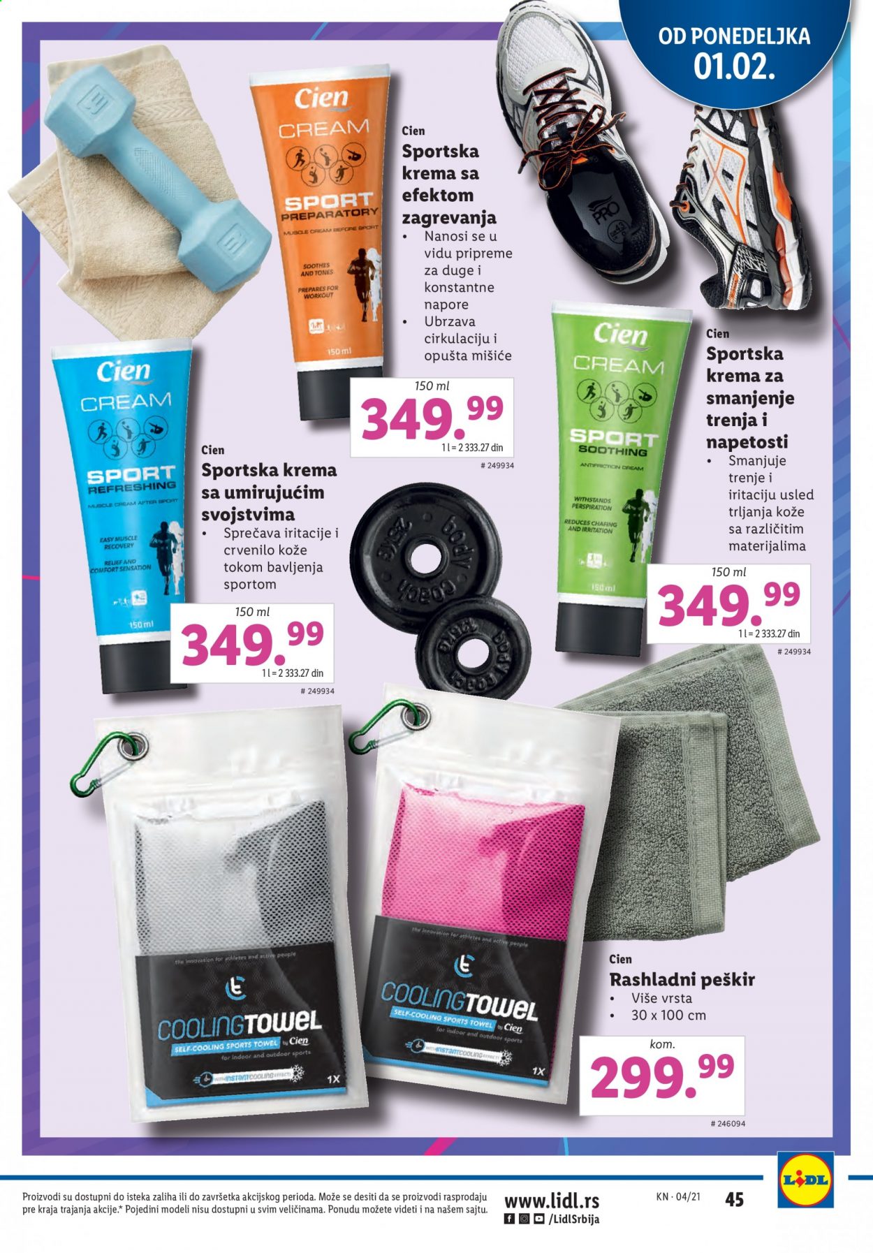 Lidl katalog - 28.01.2021 - 03.02.2021. Stranica 45
