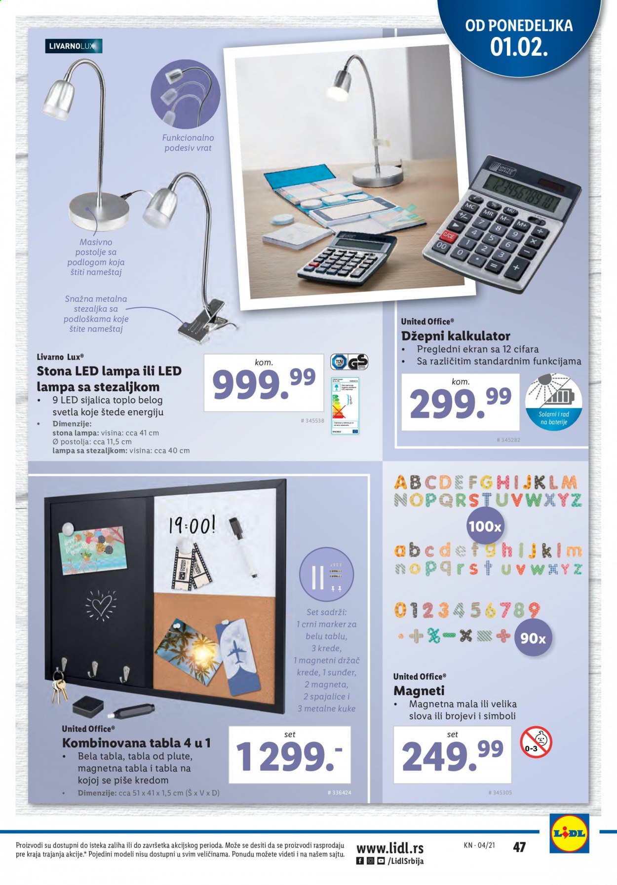 Lidl katalog - 28.01.2021 - 03.02.2021. Stranica 47